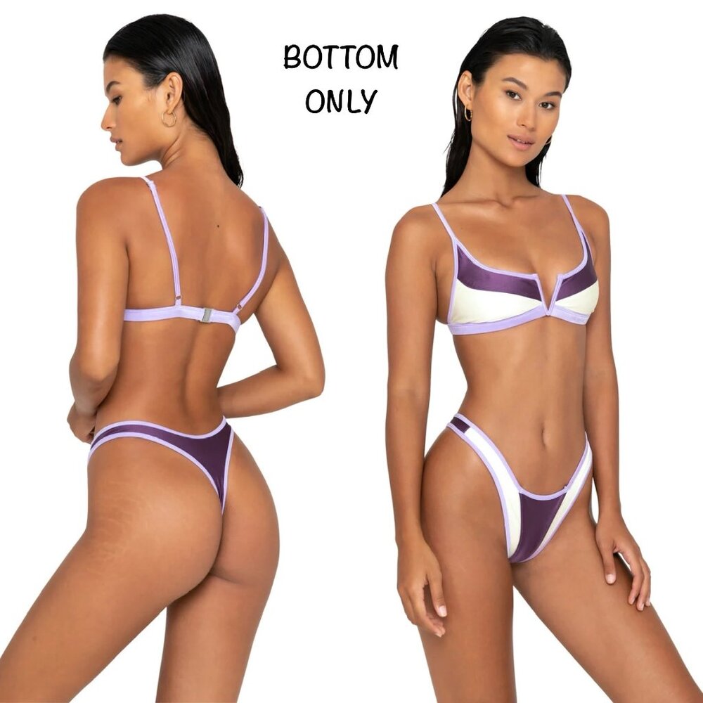 Fae Swim GOI Bikini Bottom - Dusk, Size Large